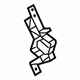 Mercedes-Benz 204-628-05-24 Reinforcement Beam Lower Bracket Mercedes-Benz 204-628-05-24 Reinforcement Beam Lower Bracket