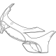 Mercedes-Benz 232-885-83-00-9999 Bumper Cover Mercedes-Benz 232-885-83-00-9999 Bumper Cover