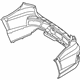 Mercedes-Benz 166-885-21-25-64-9999 EXCHANGE TRIM, BUMPER Mercedes-Benz 166-885-21-25-64-9999 EXCHANGE TRIM, BUMPER