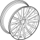 Mercedes-Benz 223-401-15-00-64-7X21 Wheel Mercedes-Benz 223-401-15-00-64-7X21 Wheel