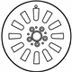 Mercedes-Benz 204-401-00-02-9765 Wheel, Alloy Mercedes-Benz 204-401-00-02-9765 Wheel, Alloy
