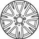 Mercedes-Benz 204-401-26-02-9709 Wheel, Alloy Mercedes-Benz 204-401-26-02-9709 Wheel, Alloy