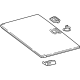 Mercedes-Benz 214-680-85-01-9J28 LOAD COMPARTMENT FLOOR Mercedes-Benz 214-680-85-01-9J28 LOAD COMPARTMENT FLOOR