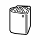 Mercedes-Benz 117-628-00-00 Deflector Mercedes-Benz 117-628-00-00 Deflector