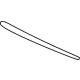 Mercedes-Benz 213-888-85-00-64 Upper Molding Mercedes-Benz 213-888-85-00-64 Upper Molding