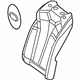 Mercedes-Benz 222-920-14-29-8S06 OUTER COV., RR SEAT BACKR Mercedes-Benz 222-920-14-29-8S06 OUTER COV., RR SEAT BACKR