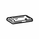 Mercedes-Benz 215-840-01-27-20 Storage Compart Lining Mercedes-Benz 215-840-01-27-20 Storage Compart Lining