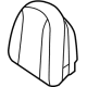 Mercedes-Benz 297-970-46-02-1D08 Headrest Mercedes-Benz 297-970-46-02-1D08 Headrest