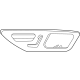 Mercedes-Benz 206-680-03-05 Trim Bezel Mercedes-Benz 206-680-03-05 Trim Bezel