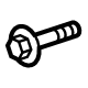 Mercedes-Benz 000-990-58-37 Front Impact Sensor Bolt Mercedes-Benz 000-990-58-37 Front Impact Sensor Bolt
