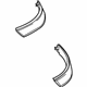 Mercedes-Benz 221-820-09-12-64-9999 Lamp Cover Mercedes-Benz 221-820-09-12-64-9999 Lamp Cover