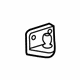 Mercedes-Benz 221-720-00-14 Check Strap Bracket Mercedes-Benz 221-720-00-14 Check Strap Bracket