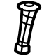 Mercedes-Benz 167-970-62-00-8T92 Headrest Guide Mercedes-Benz 167-970-62-00-8T92 Headrest Guide