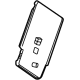 Mercedes-Benz 167-924-10-00-7Q14 Seat Back Panel Mercedes-Benz 167-924-10-00-7Q14 Seat Back Panel