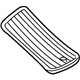 Mercedes-Benz 221-880-02-05-7370 Vent Grille