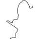 Mercedes-Benz 213-470-10-24 Rear Hose Mercedes-Benz 213-470-10-24 Rear Hose