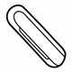Mercedes-Benz 124-695-00-59-9B51 Seat Belt Bezel Mercedes-Benz 124-695-00-59-9B51 Seat Belt Bezel