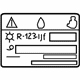 Mercedes-Benz 205-817-01-20 A/C Label Mercedes-Benz 205-817-01-20 A/C Label