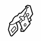 Mercedes-Benz 238-691-00-00 Windshield Pillar Trim Bracket Mercedes-Benz 238-691-00-00 Windshield Pillar Trim Bracket