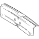 Mercedes-Benz 243-690-29-00-9051 Rear Sill Plate Mercedes-Benz 243-690-29-00-9051 Rear Sill Plate
