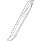 Mercedes-Benz 220-690-39-40-1B22 Lower Quarter Trim Mercedes-Benz 220-690-39-40-1B22 Lower Quarter Trim