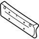 Mercedes-Benz 167-885-00-00 License Bracket Mercedes-Benz 167-885-00-00 License Bracket