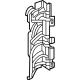 Mercedes-Benz 296-505-17-00 Side Baffle Mercedes-Benz 296-505-17-00 Side Baffle