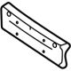 Mercedes-Benz 167-880-26-05 License Bracket Mercedes-Benz 167-880-26-05 License Bracket