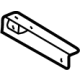 Mercedes-Benz 463-490-28-40 Front Muffler Bracket Mercedes-Benz 463-490-28-40 Front Muffler Bracket