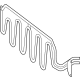 Mercedes-Benz 463-460-22-24 Power Steering Cooler Mercedes-Benz 463-460-22-24 Power Steering Cooler