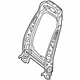 Mercedes-Benz 000-910-63-04-64 Seat Back Frame Mercedes-Benz 000-910-63-04-64 Seat Back Frame