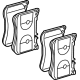 Mercedes-Benz 000-420-01-06 Brake Pads Mercedes-Benz 000-420-01-06 Brake Pads