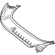 Mercedes-Benz 254-740-79-00-1D03 TRIM, WINDOW FRAME Mercedes-Benz 254-740-79-00-1D03 TRIM, WINDOW FRAME