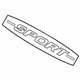 Mercedes-Benz 176-817-04-20 Nameplate Mercedes-Benz 176-817-04-20 Nameplate