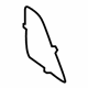 Mercedes-Benz 172-868-00-09-9051 Deflector Mercedes-Benz 172-868-00-09-9051 Deflector