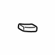 Mercedes-Benz 211-692-03-98 Windshield Pillar Trim Seal Mercedes-Benz 211-692-03-98 Windshield Pillar Trim Seal