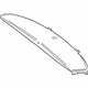 Mercedes-Benz 217-690-65-02-8Q99 TRIM, REAR SHELF Mercedes-Benz 217-690-65-02-8Q99 TRIM, REAR SHELF