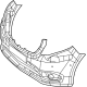 Mercedes-Benz 447-885-08-25-9999 EXCHANGE TRIM BUMPER