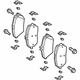Mercedes-Benz 000-420-23-06 Brake Pads Mercedes-Benz 000-420-23-06 Brake Pads