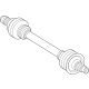 Mercedes-Benz 190-350-00-03 Axle Assembly