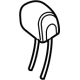 Mercedes-Benz 213-970-24-00-1D01 HEAD RESTRAINT Mercedes-Benz 213-970-24-00-1D01 HEAD RESTRAINT