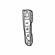 Mercedes-Benz 253-905-50-03 Multiplex Switch Mercedes-Benz 253-905-50-03 Multiplex Switch