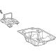 Mercedes-Benz 232-610-55-00 Spare Tire Panel Mercedes-Benz 232-610-55-00 Spare Tire Panel