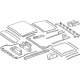 Mercedes-Benz 254-780-06-00 SLIDING SUNROOF FRAME Mercedes-Benz 254-780-06-00 SLIDING SUNROOF FRAME