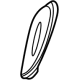 Mercedes-Benz 190-885-27-01 Outer Grille Mercedes-Benz 190-885-27-01 Outer Grille