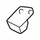 Mercedes-Benz 463-524-00-10 Under Cover Bracket Mercedes-Benz 463-524-00-10 Under Cover Bracket