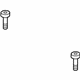 Mercedes-Benz 009-990-32-04 Buckle End Bolt Mercedes-Benz 009-990-32-04 Buckle End Bolt