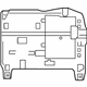 Mercedes-Benz 247-540-24-06 Control Module Bracket Mercedes-Benz 247-540-24-06 Control Module Bracket
