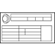 Mercedes-Benz 254-584-32-00 Tire Pressure Label Mercedes-Benz 254-584-32-00 Tire Pressure Label