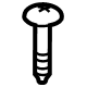 Mercedes-Benz 006-990-10-12 High Mount Lamp Screw Mercedes-Benz 006-990-10-12 High Mount Lamp Screw